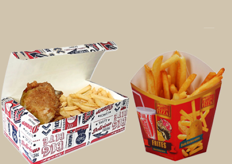 FRENCH FRIES PAPER BOX