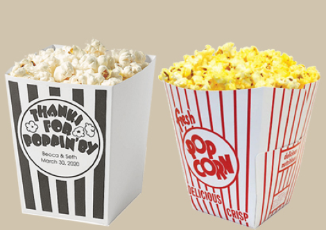 BOÎTE PAPIER POPCORN